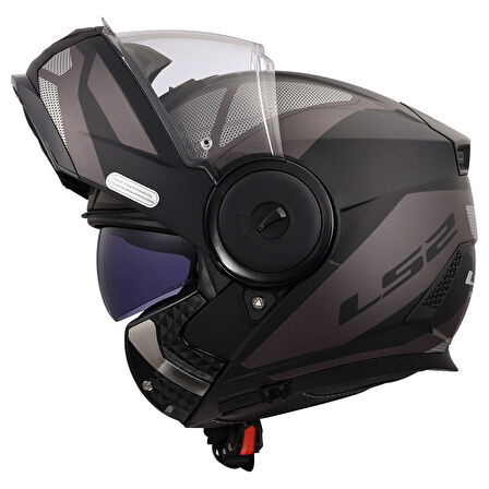 LS2 SCOPE 2 AXIS MAT SİYAH-TITANIUM KASK