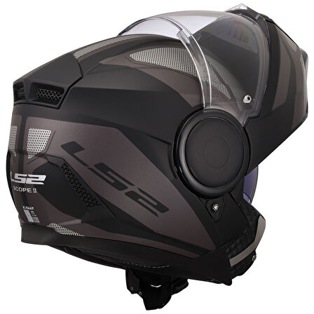 LS2 SCOPE 2 AXIS MAT SİYAH-TITANIUM KASK
