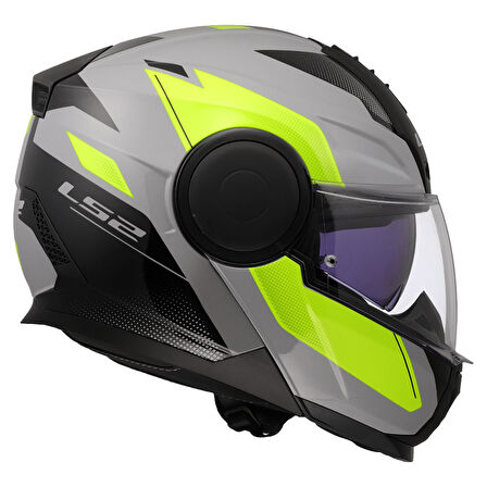 LS2 SCOPE 2 DURIA GRİ-NEON SARI KASK