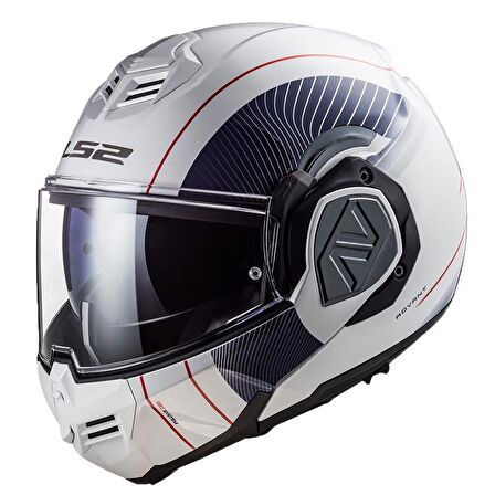 LS2 ADVANT COOPER BEYAZ-MAVİ KASK