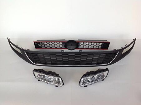 VOLKSWAGEN POLO 2010 - 2014 KROM PANJUR ORTA IZGARASI SET 