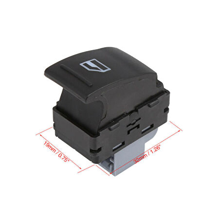 VOLKSWAGEN TRANSPORTER T5 2003-2010 CAM AÇMA ANAHTARI SAĞ TEKLİ 