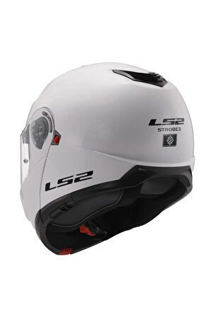 LS2 STROBE 2 BEYAZ  ÇENE AÇILIR KASK L