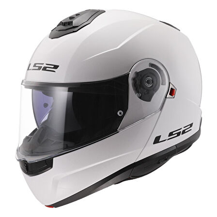 LS2 STROBE 2 BEYAZ  ÇENE AÇILIR KASK 2XL