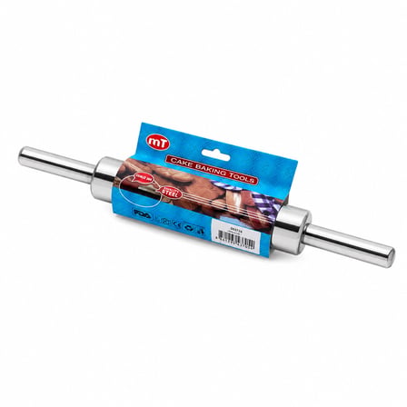 ÇELİK METAL MERDANE - HAMUR RULOSU 40CM (5690)