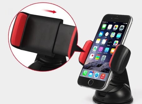Araç İçi Torpido ve Cam Vakumlu Kısa Boy Telefon Tutucu (5690)