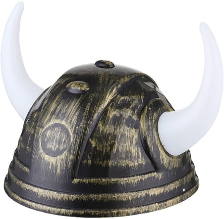 Viking Başlığı Asteriks Başlığı Altın Renk (5690)