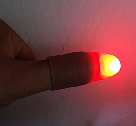 Led Işıklı Sihirli Parmak Işıklı Parmak Şaka Parmak (5690)