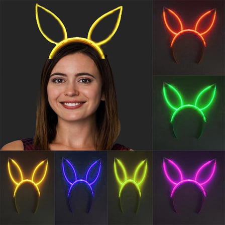 Karanlıkta Yanan Fosforlu Glow Taç 6 Renk 6 Adet (5690)