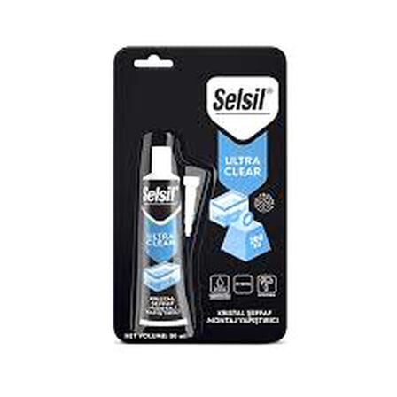 SELSİL ŞEFFAF MONTAJ YAPIŞTIRIC ULTRA CLEAR 50ML (5690)
