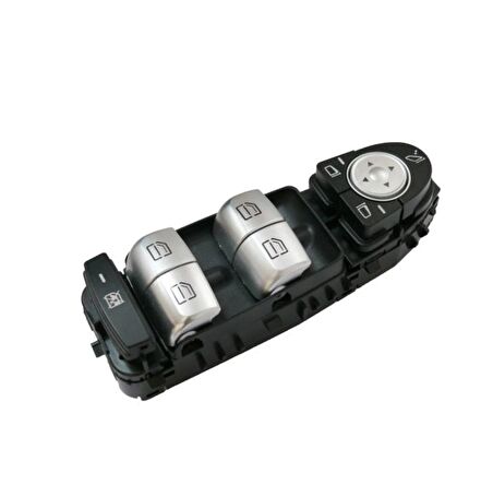 MERCEDES W205 KASA C180 2014-2019 SOL ÖN CAM ANAHTARI SİYAH ZEMN 