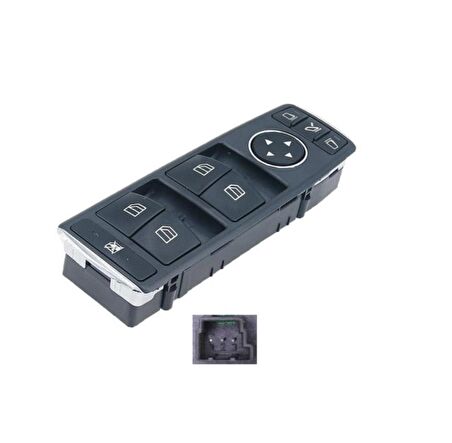 MERCEDES W212 KASA E350 2009-2013 SOL CAM DÜĞMESİ KATLAMALI AYNA 
