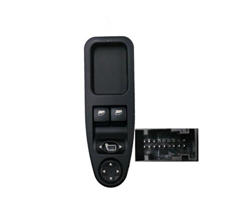 PEUGEOT EXPERT 2006 - SONRASI CAM AÇMA KAPAMA ANAHTARI 12 PİN 