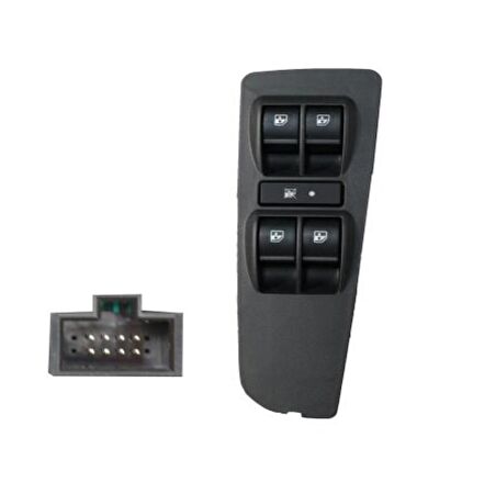 FIAT LINEA SOL ÖN DORT CAM ANAHTARI AYNA AYARSIZ 8 PİN ÇERCEVELI 