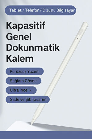 Tüm Cihazlar Ile Uyumlu Hassas Yazı Çizim Kalemi İos ve Android Uyumlu