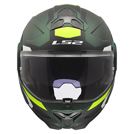 LS2 ADVANT 2 TRIPLE MAT SİYAH-YEŞİL-NEON SARI KASK
