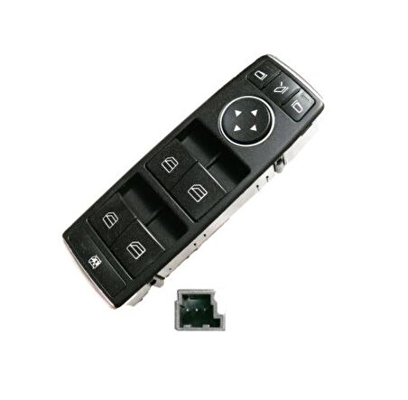 MERCEDES W204 KASA C280 2007 -2011 SOL ÖN CAM DÜĞMESİ DÖRTLÜ 