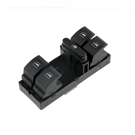 SKODA YETI 2009 - 2014 DÖRTLÜ CAM AÇMA ANAHTARI YEŞİL 