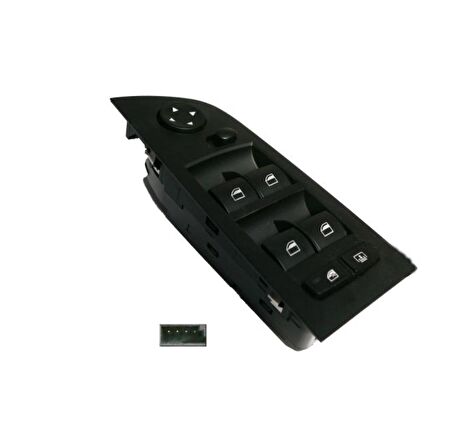 BMW E90 3 KASA 320D 2005-2012 SOL CAM ANAHTARI 4 PİN KATLANMAZ 