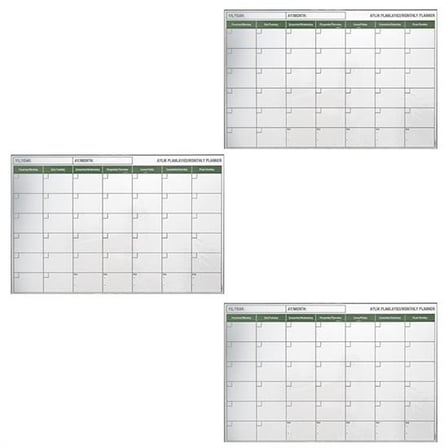 Manyetik Yapışkanlı Bir Aylık Program Planlayıcı Takvim 85x56 cm (5691)