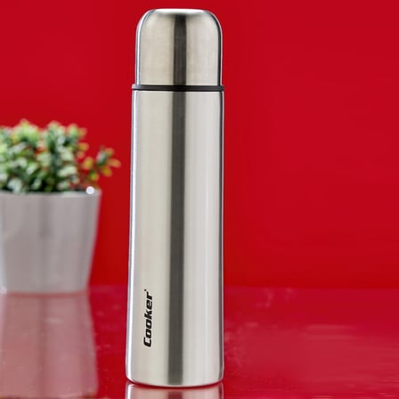 0.5LT KROM TERMOS PASLANMAZ ÇELİK - SIZDIRMAZ KAPAK = BARDAK (5691)