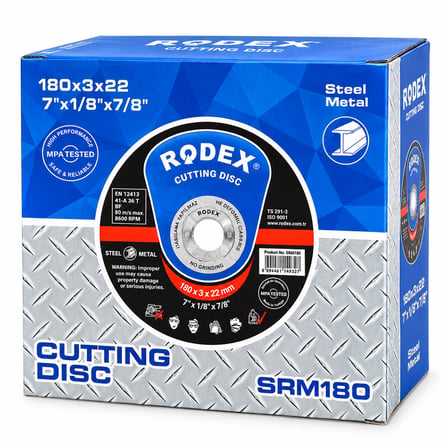 METAL KESİCİ DİSK 180X3X22MM FOR METAL (5691)