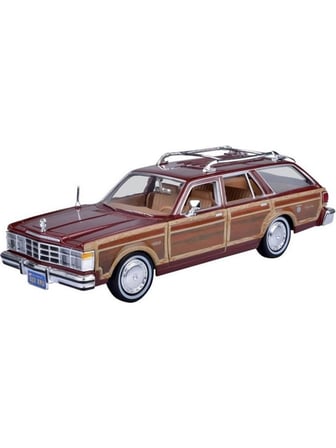 Motormax Motor Max 1979 Chysler Lebaron 1:24 Diecast Model Araba Kahverengi