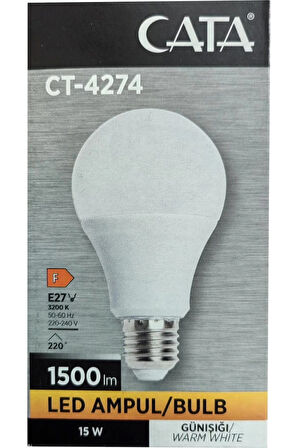 CT-4274 3200k 15 Watt Led Ampul Günışığı