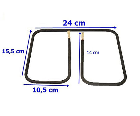 Korkmaz Tost Makinesi Rezistansı 800 Watt - 220V - 24 CM X 15,5 CM