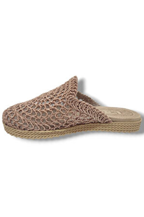 İnox 9985-25 Örgülü Anatomik Sabo Kadın Terlik