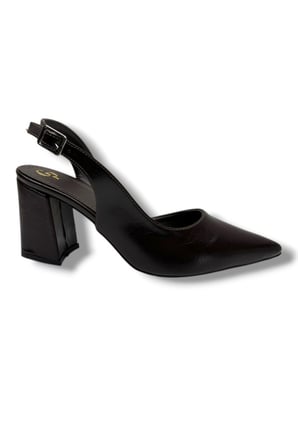 Gedik Pasha 909-26 Cilt Kare Topuk Kadın Stiletto (8cm)