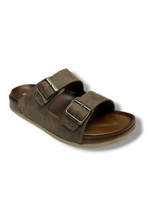 Witta 55201-26 Deri Çift Bant Anatomik Terlik 36-40