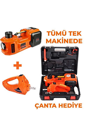 Elektrikli Hidrolik Kriko Hava Pompası Bijon Anahtarı