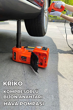 Elektrikli Hidrolik Kriko Hava Pompası Bijon Anahtarı