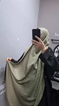 Aminenesil Modakaşmir Jakar Şal Çay Yeşili