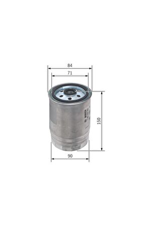 Bos-1457434460 Mazot Filtresi 147 2000 - 1.9 Jtd 16v (9...