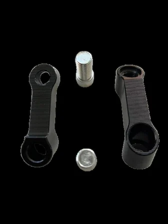 Üniversal Ayna Uzatma Genişletme Aparatı Siyah 8mm Düz Diş