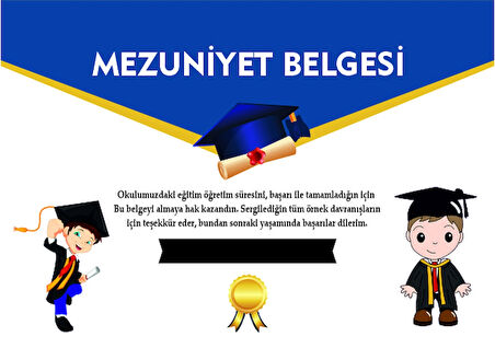 MEZUNİYET BELGESİ 40 ADET