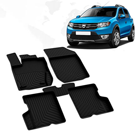 Dacia Sandero 2 4D Havuzlu Paspas 2013-2020 A+Kalite