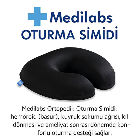Medilabs Ortopedik Oturma Simidi Hemoroid, Kuyruk Sokumu, Ameliyat Sonrası Ağrı İçin
