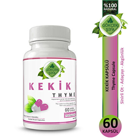 Kekik Kapsül (Thyme Capsule)  60 Adet