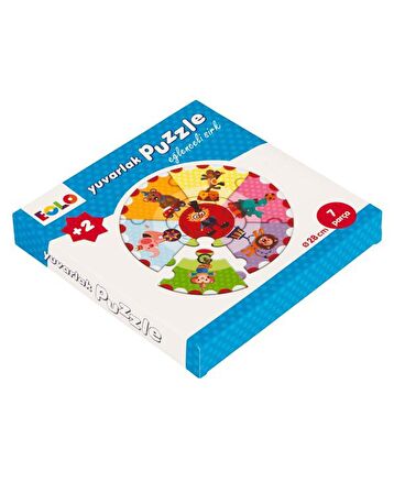 Eolo Eğlenceli Sirk 2+ Yaş Orta Boy Puzzle 7 Parça