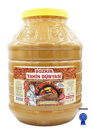 Bozkır Tahin Dünyası Kvrulmuş Kepeksiz Tahin 4900 gr