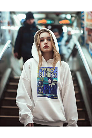 Peaky Blinders Baskılı Unisex Oversize Dizi Hoodie