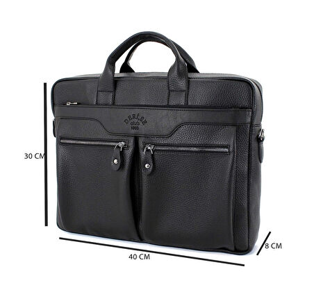 UNİSEX  ÇOK BÖLMELİ EL VE OMUZ ASKILI 15.6 İNÇ EVRAK VE LAPTOP ÇANTASI