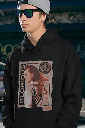 Avengers Loki Baskılı Unisex Oversize Marvel Hoodie