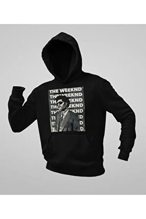 The Weeknd Rapper Baskılı Unisex Oversize Hoodie