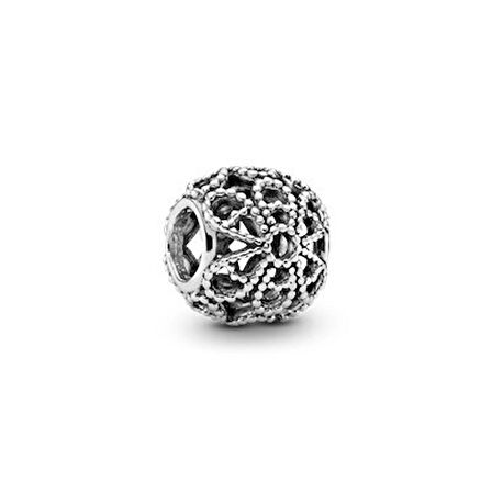 Pandora 791282-Kafes İşi Gül Charm