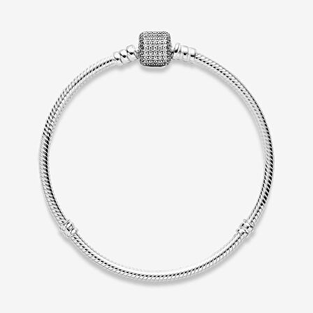 Pandora Gümüş Pavé Klipsli Bileklik 590723CZ 18cm