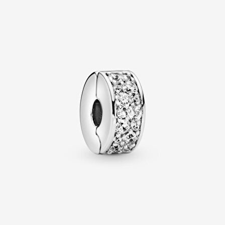 Pandora Şeffaf Pavé Klips Charm 791817CZ